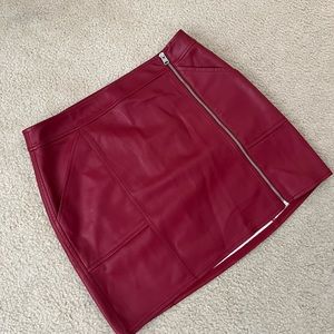 Express Faux Leather Mini Skirt - WORN ONCE